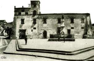 Chiesa di S. Silvestro e Monastero di Santa Scolastica nei primi anni del 1900