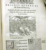 Una pagina del Canzoniere di Francesco Petrarca (1588)