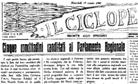 Il Ciclope, n. 6 del 19.3.1947
