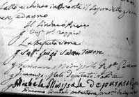 Libro della Deputazione, firme della delibera 54