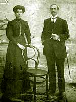 Donna Margherita Barbaria (1884) e il marito G.ppe De Luca