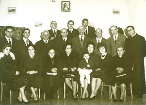 La famiglia di Pietro Minissale nel 1962