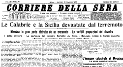 Corriere della Sera del 29.12.1908