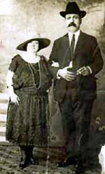 Salvatore di Bella (1871) e la moglie Patti Nunziata