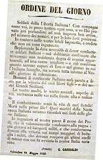 Proclama di Giuseppe Garibaldi (Calatafimi, maggio 1860)