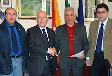 Giuseppe Di Mulo, firrarello, Mario Catania e Michelangelo Lo Monaco