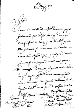 RESOCONTO SETTIMANALE DALLE CARCERI DI BRONTE (1783)