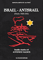 Israel-Antisrael - Diario 1938-1943, di Antonino Radice