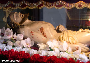 The statue of the Dead Christ