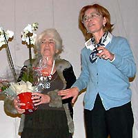 Lucia Colletta Frisone e la preside Grazia Emanuele