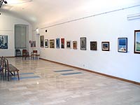 Una sala della Pinacoteca di Bronte