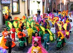 Carnevale a Bronte, La solidarietà nel giardino delle farfalle