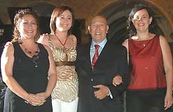 Enza Meli, Ada Biuso, il sindaco Firrarello e Maria Pia Castiglione