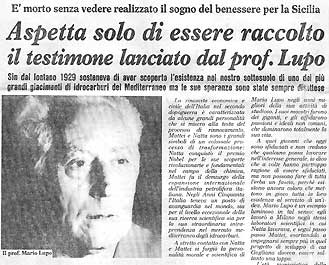La Sicilia,  8 Marzo 1986